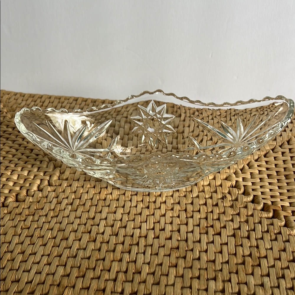 Anchor Hocking Clear Glass Serving Bowl